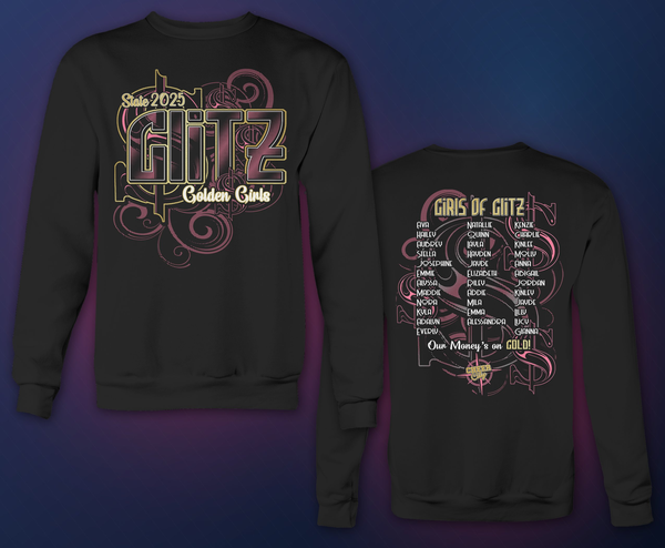 Cheer City Golden Girls Glitz State Nationals Crewneck Sweatshirt 2025